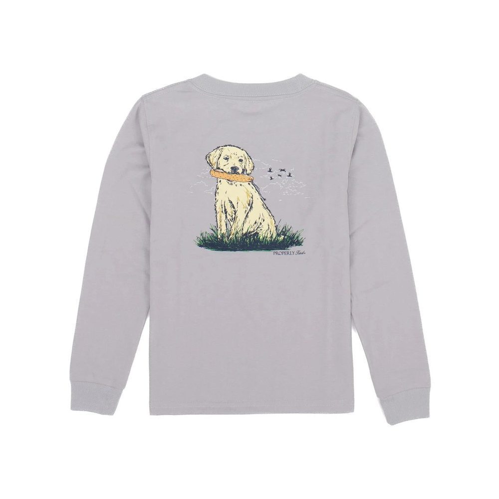 Ld Fetch LS Ice Grey - Properly Tied